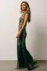 Azura Sequin Gown | Green + Gold sold by Baltic Born