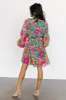 Wesley Mini Dress | Green Multi sold by Baltic Born