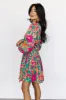 Wesley Mini Dress | Green Multi sold by Baltic Born