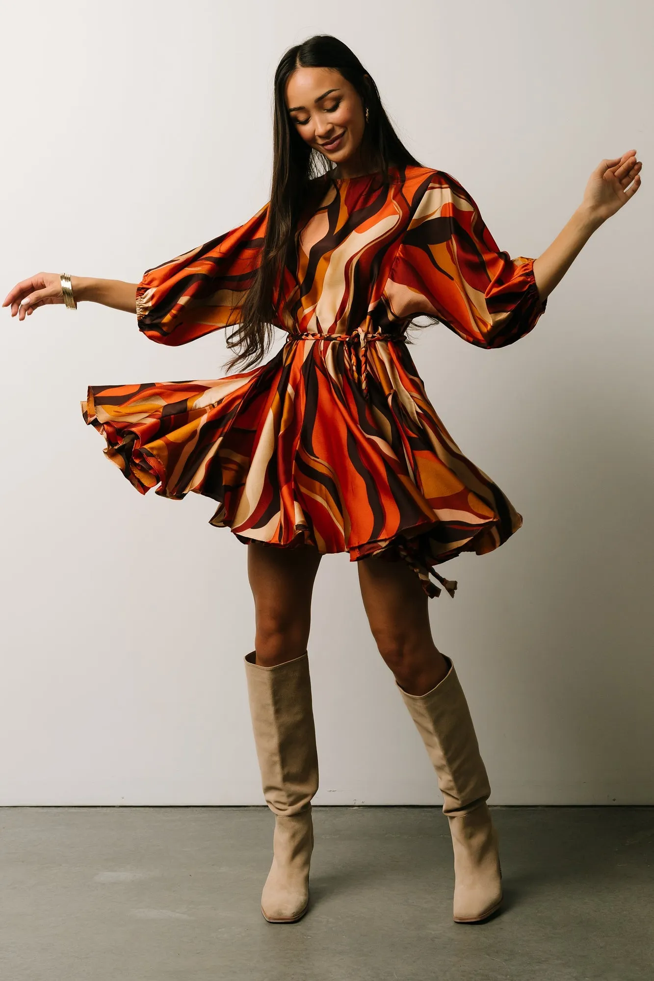 Esma Mini Dress | Rust Multi sold by Baltic Born product image thumbnail 3