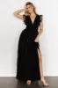 Annika Sequin Mesh Maxi Dress | Black sold by Baltic Born