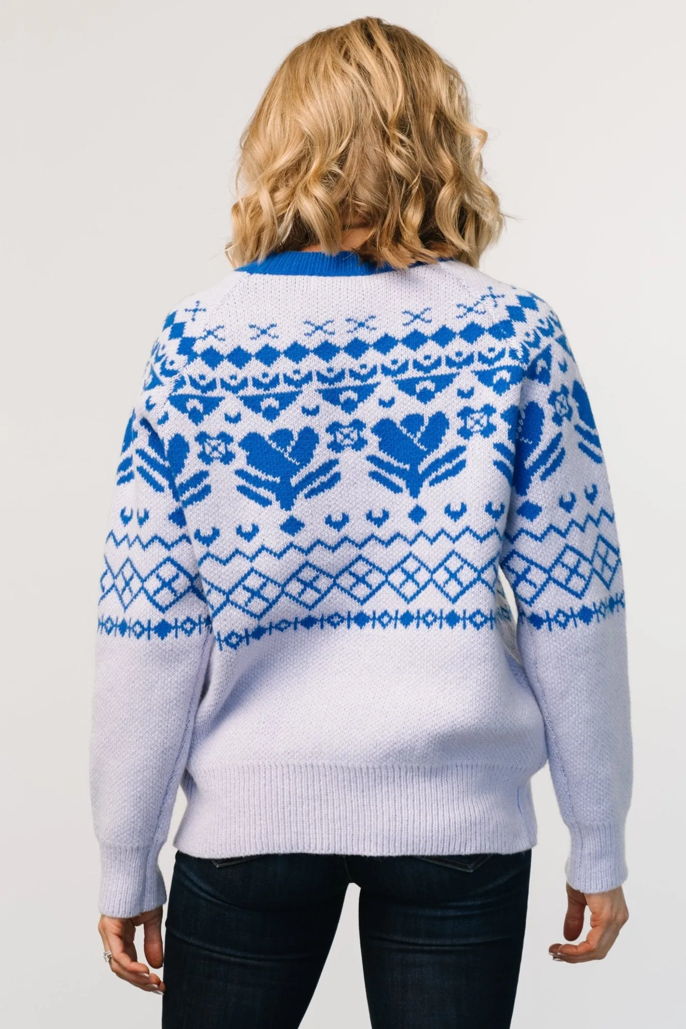 Lucerne Sweater | Blue Multi sold by Baltic Born product image thumbnail 4
