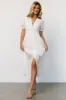 Esther Eyelet Midi Dress | Off White sold by Baltic Born