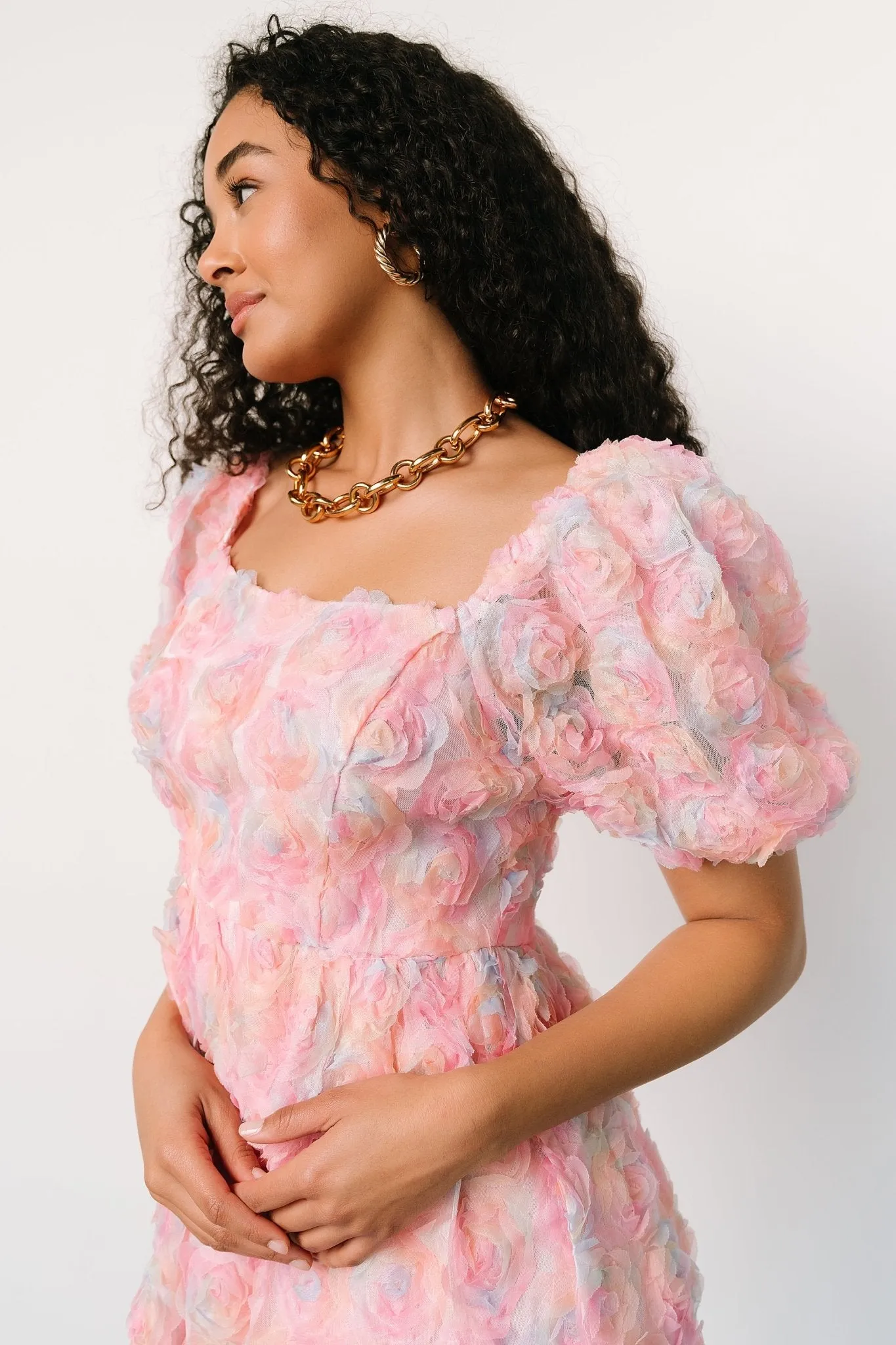 Bette Mini Dress | Pink Floral sold by Baltic Born product image thumbnail 5