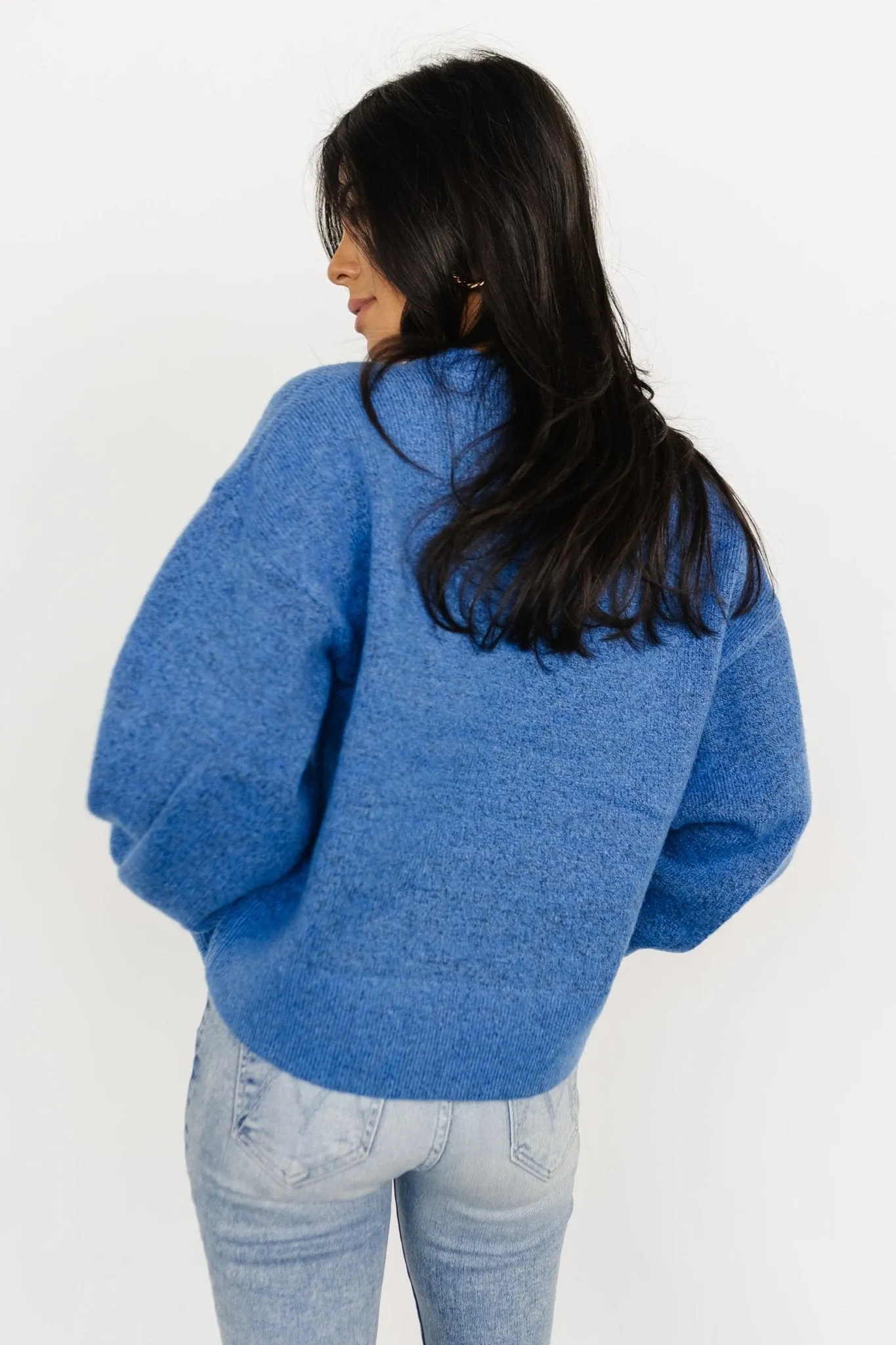 Lublin Sweater | Blue sold by Baltic Born product image thumbnail 5