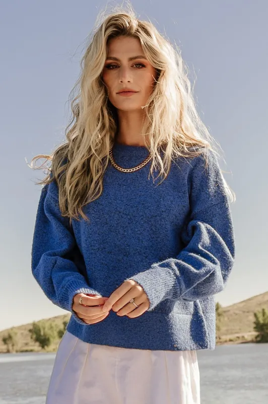 Lublin Sweater | Blue sold by Baltic Born