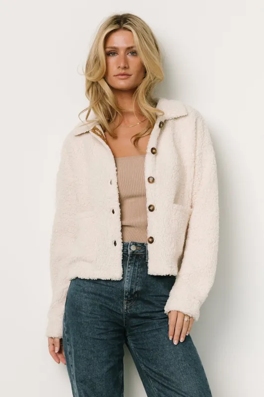 Mar Boucle Jacket | Ivory sold by Baltic Born