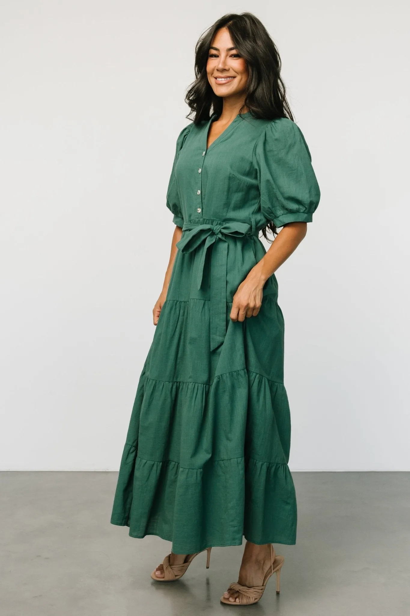 Camille Maxi Dress | Vintage Green sold by Baltic Born product image thumbnail 5
