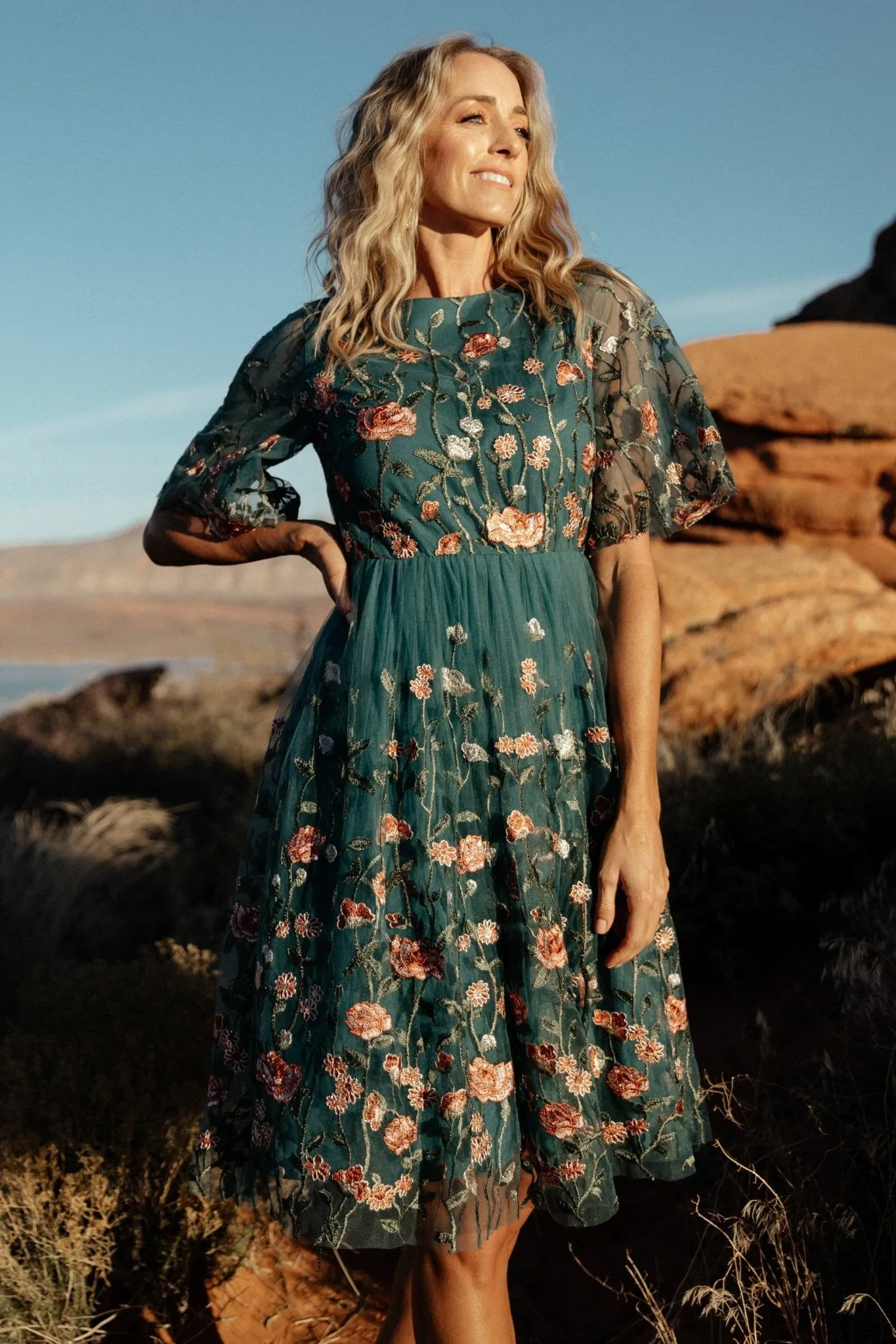 Duchess Tulle Dress | Jade Garden sold by Baltic Born product image thumbnail 3