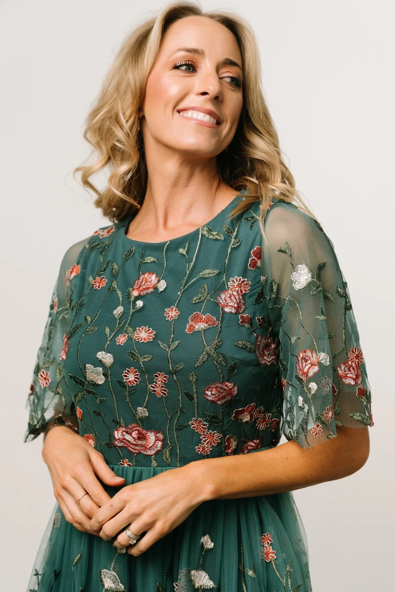 Duchess Tulle Dress | Jade Garden sold by Baltic Born product image thumbnail 4