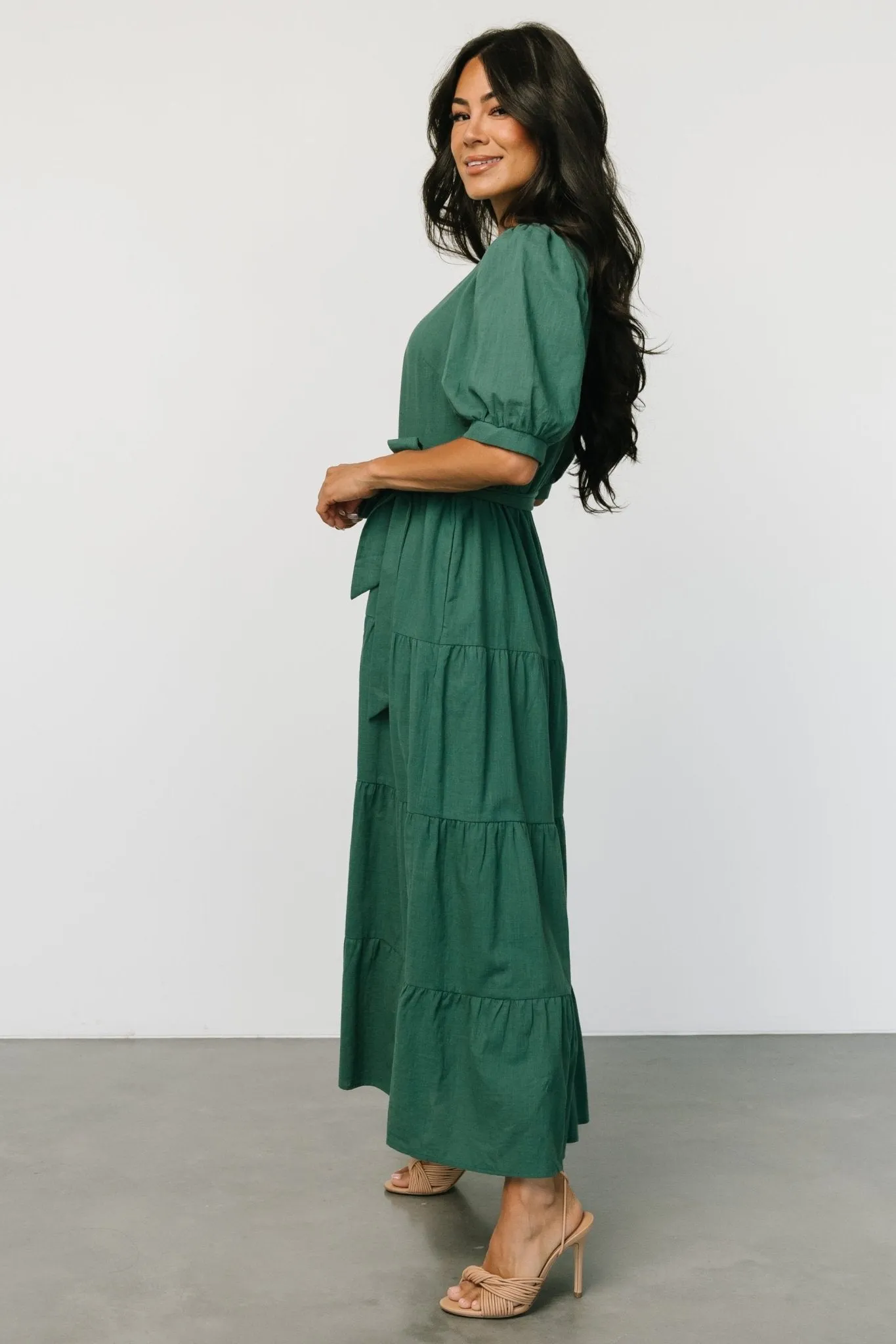 Camille Maxi Dress | Vintage Green sold by Baltic Born product image thumbnail 3