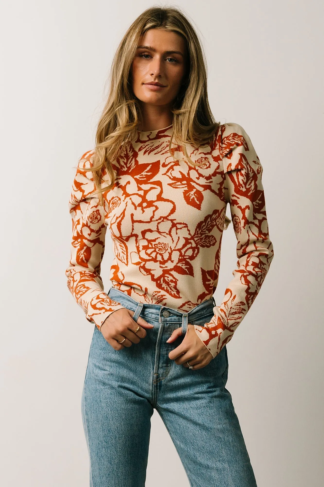 Sebastian Sweater | Rust Multi sold by Baltic Born product image thumbnail 5