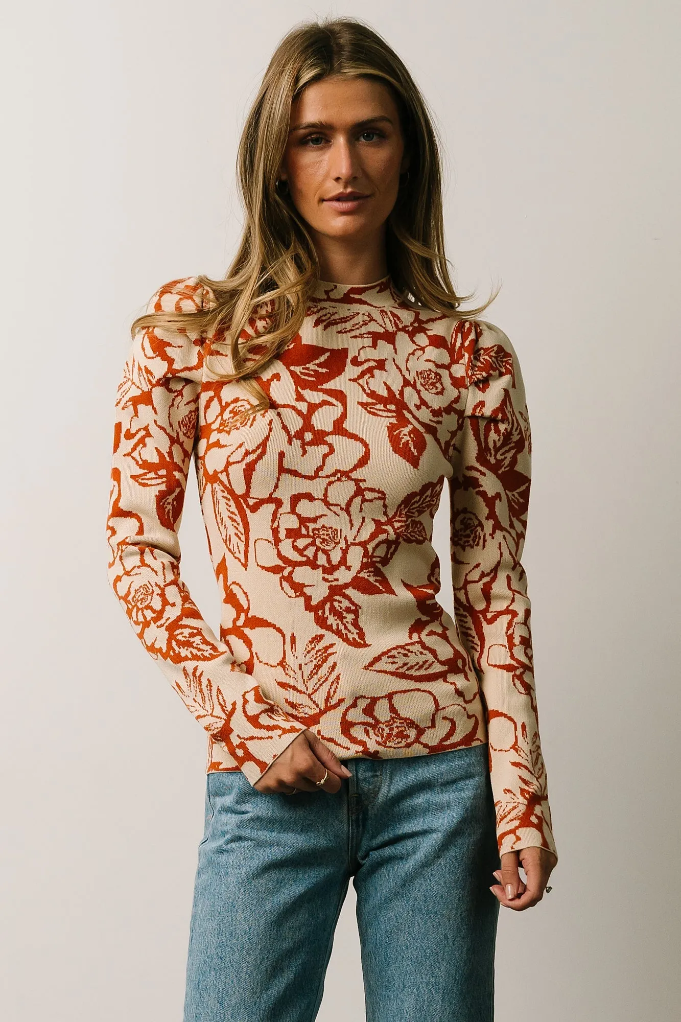 Sebastian Sweater | Rust Multi sold by Baltic Born product image thumbnail 2