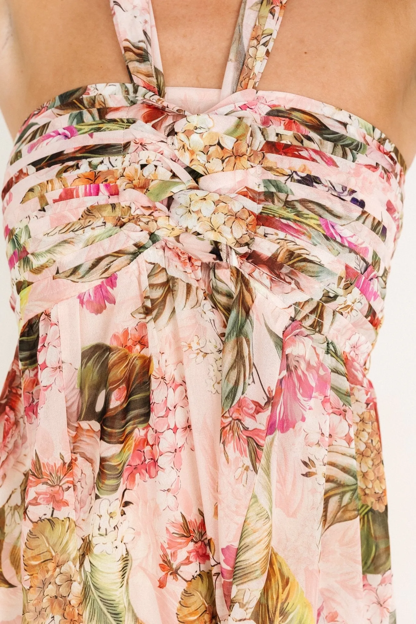 Valencia Maxi Dress | Blush Multi Floral sold by Baltic Born product image thumbnail 3
