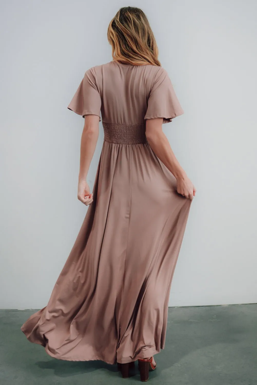 Emberly Maxi Dress | Dusty Mauve sold by Baltic Born product image thumbnail 5