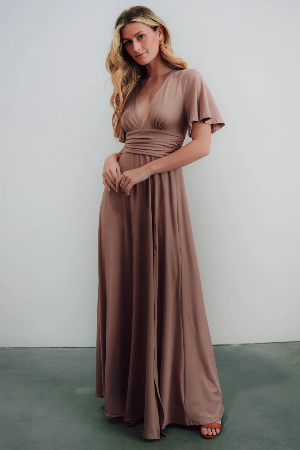 Emberly Maxi Dress | Dusty Mauve sold by Baltic Born product image thumbnail 3
