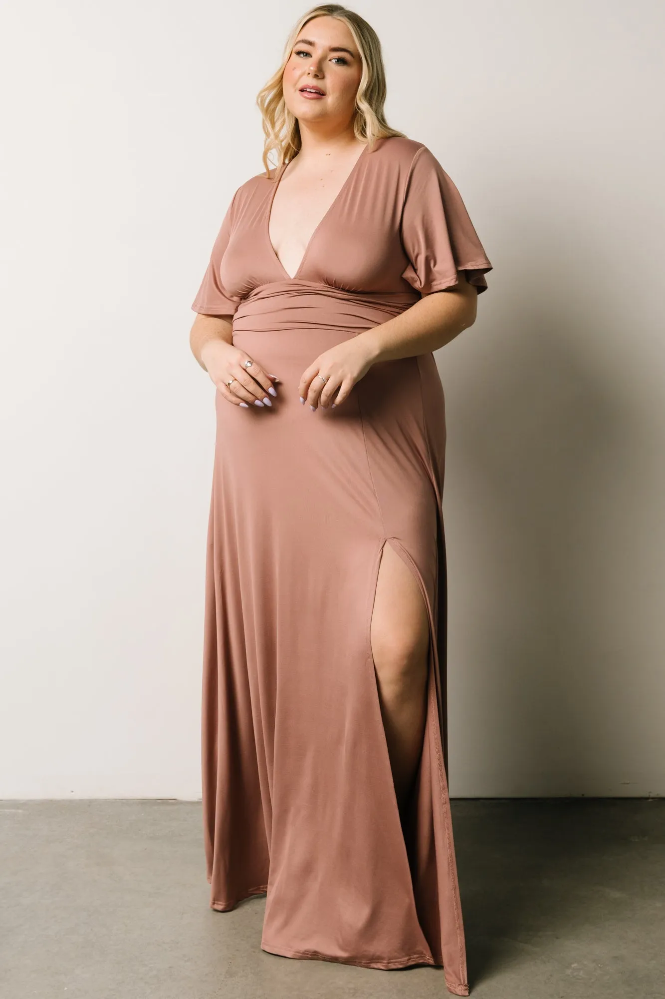Emberly Maxi Dress | Dusty Mauve sold by Baltic Born product image thumbnail 2