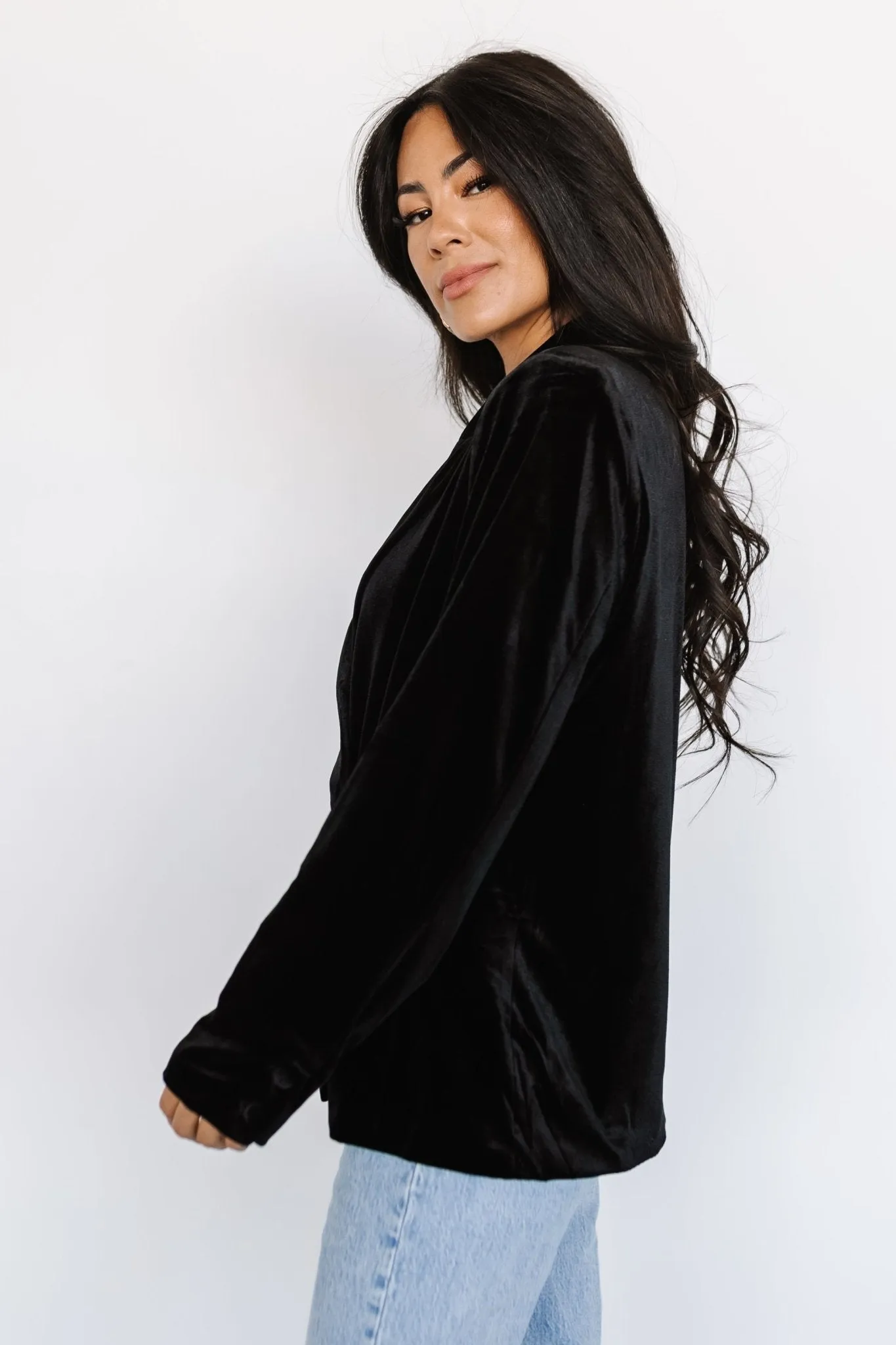 Centennial Velvet Blazer | Black sold by Baltic Born product image thumbnail 5