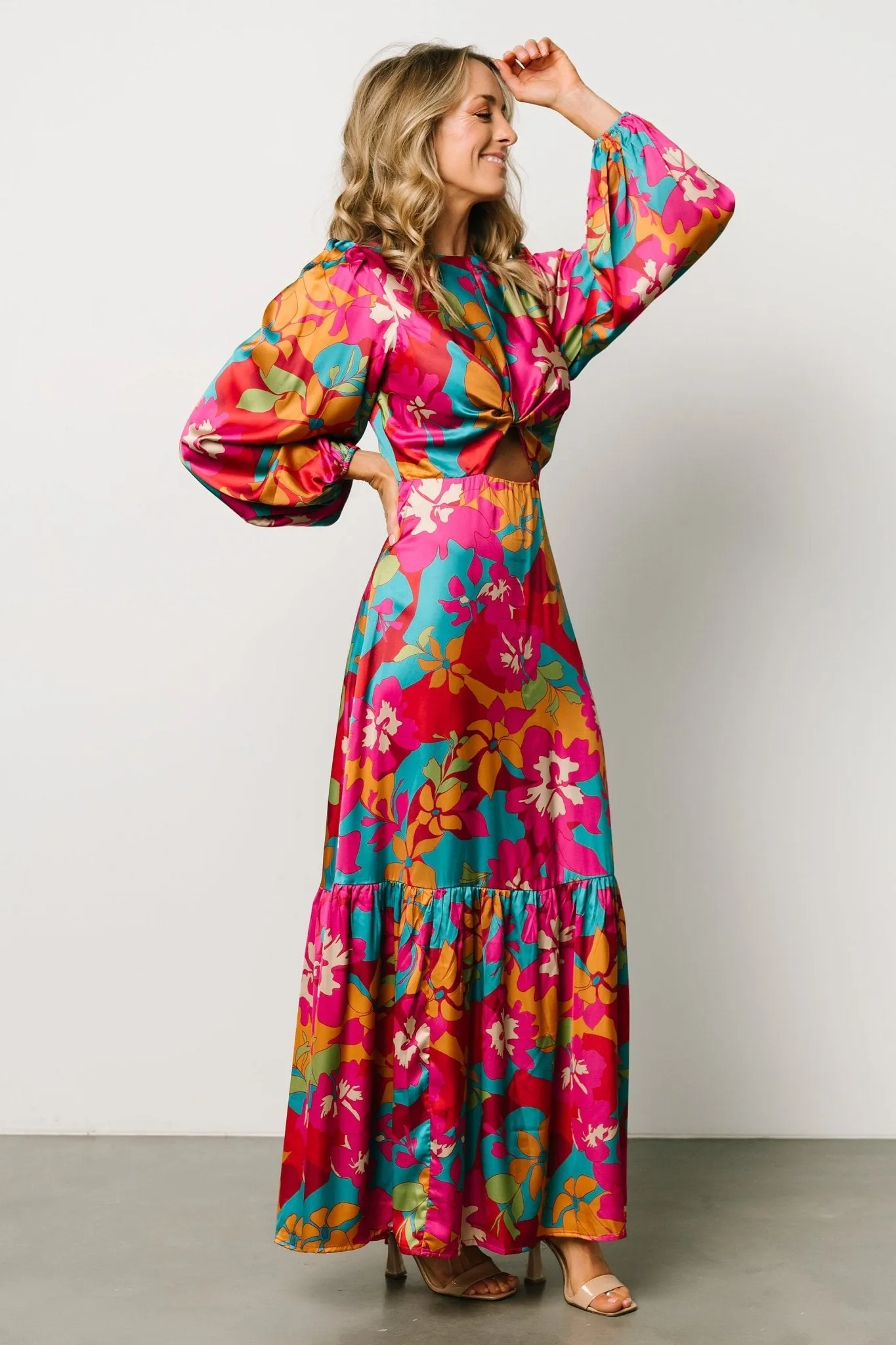 Paradisia Cut Out Maxi Dress | Multi sold by Baltic Born