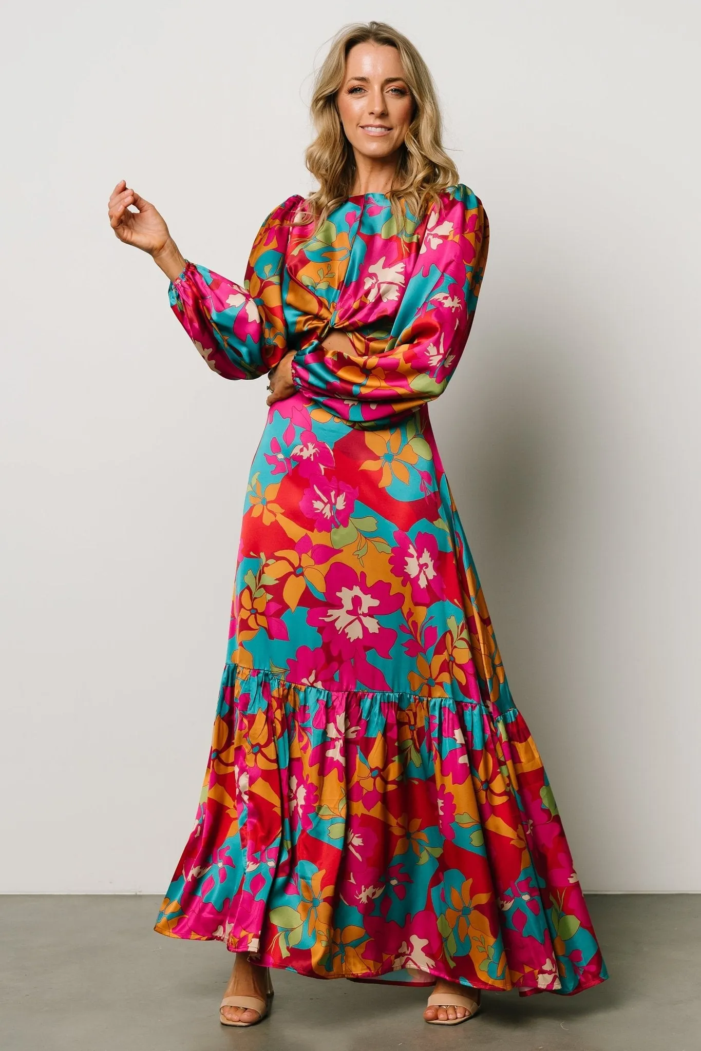 Paradisia Cut Out Maxi Dress | Multi sold by Baltic Born product image thumbnail 5