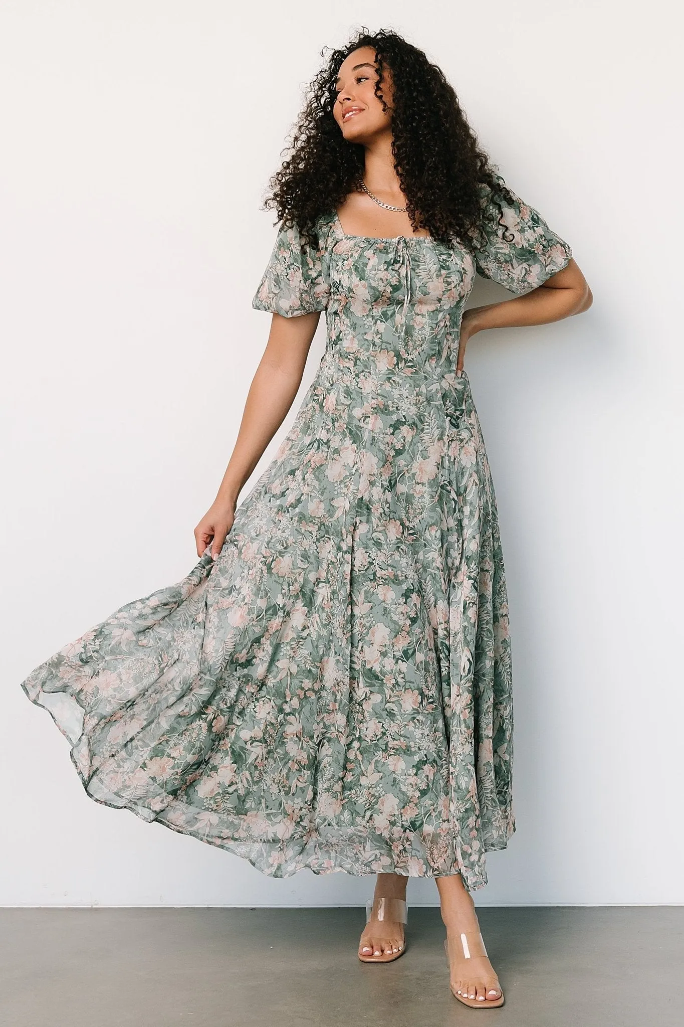 Raelynn Maxi Dress | Sage Floral sold by Baltic Born product image thumbnail 5