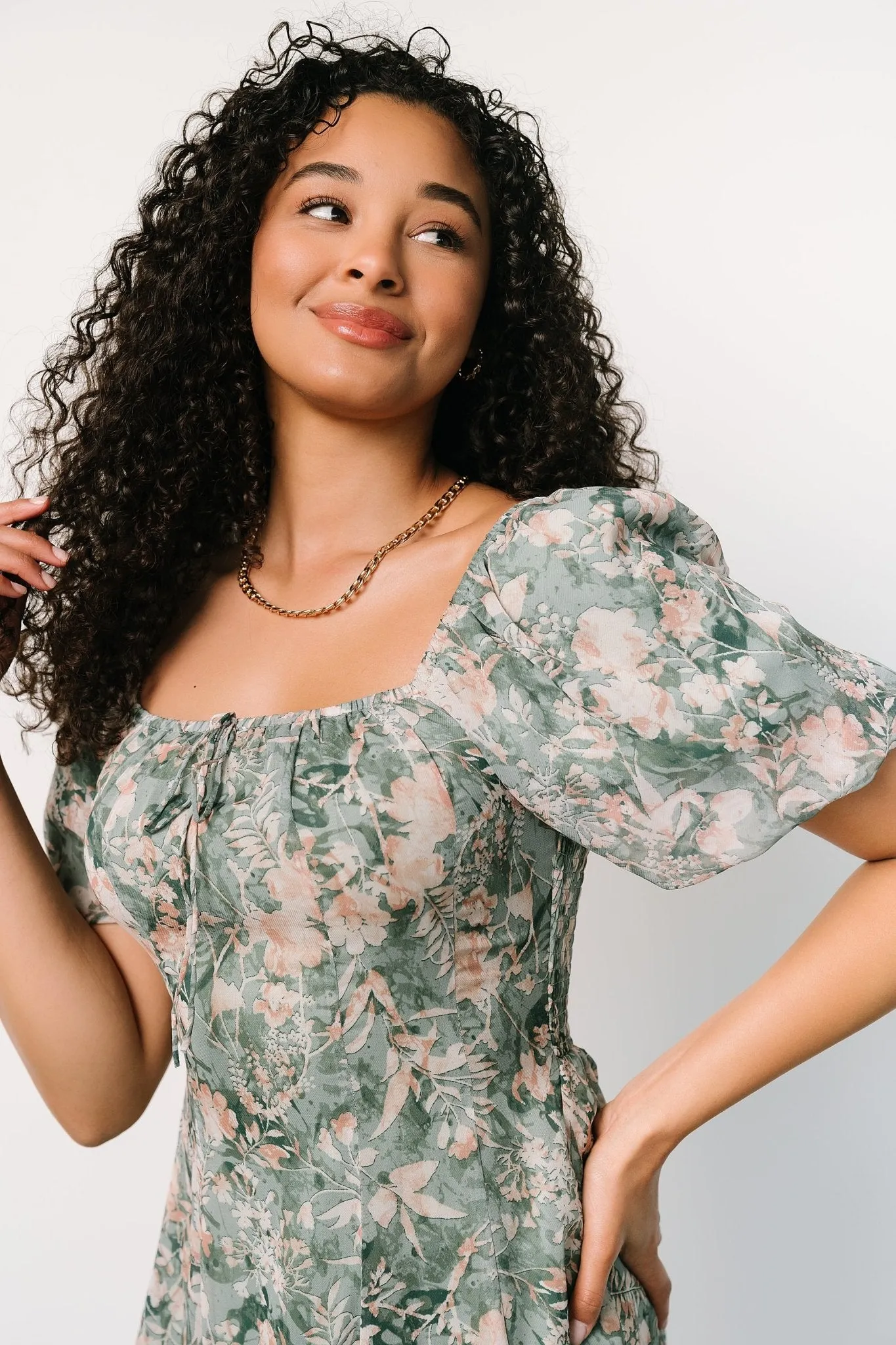 Raelynn Maxi Dress | Sage Floral sold by Baltic Born product image thumbnail 2