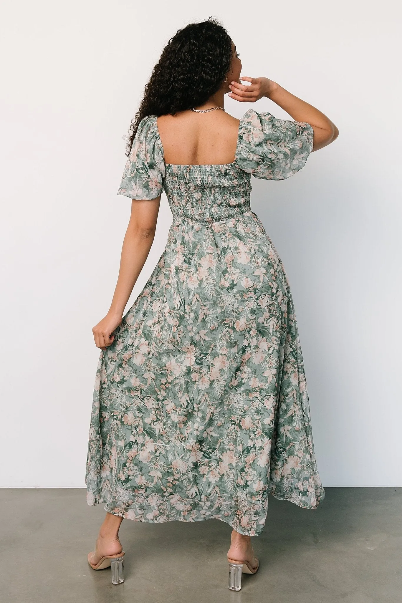 Raelynn Maxi Dress | Sage Floral sold by Baltic Born product image thumbnail 4