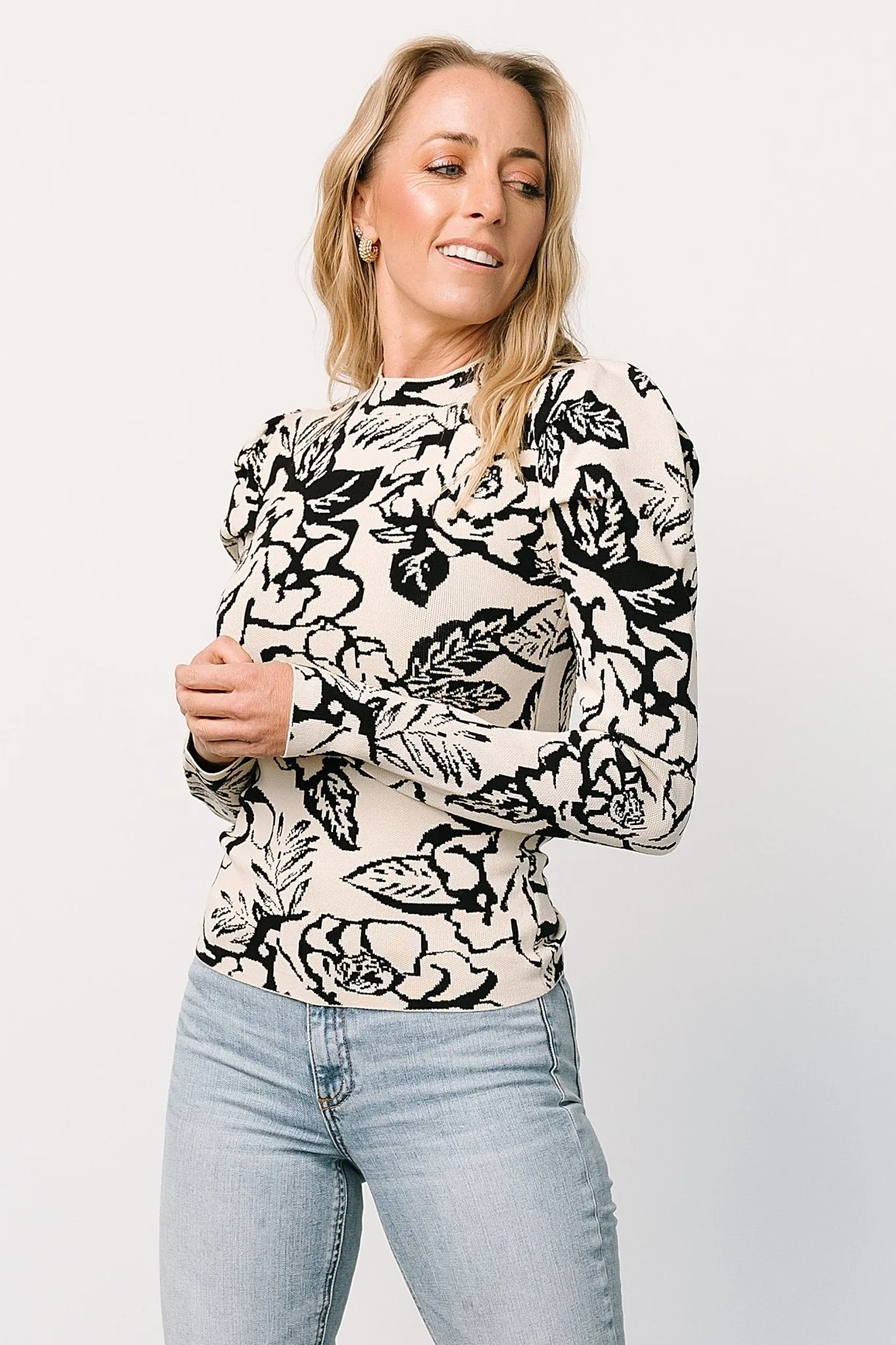 Sebastian Sweater | Black Multi sold by Baltic Born product image thumbnail 5