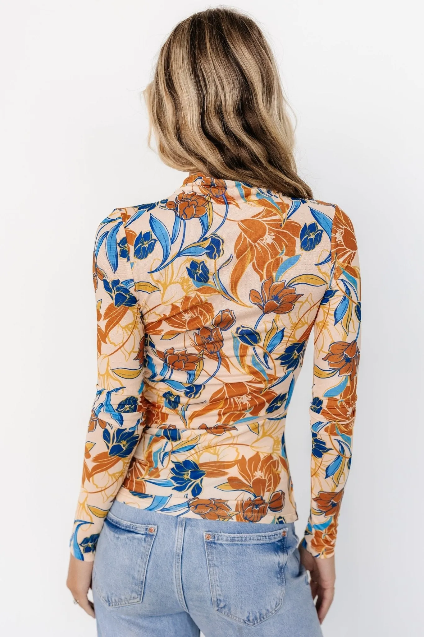 Dom Sheer Top | Taupe Multi sold by Baltic Born product image thumbnail 4