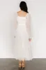 Katrina Tulle Maxi Dress | Cream sold by Baltic Born