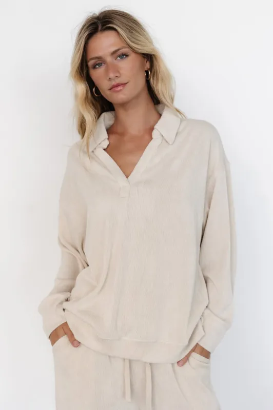 Portland Lounge Top | Natural sold by Baltic Born