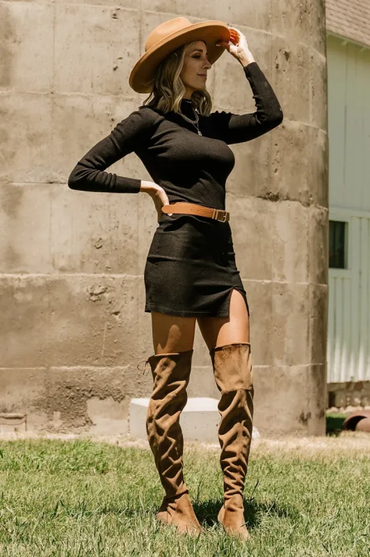 Frances Knit Top | Black sold by Baltic Born