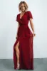 Kristina Maxi Dress | Burgundy sold by Baltic Born
