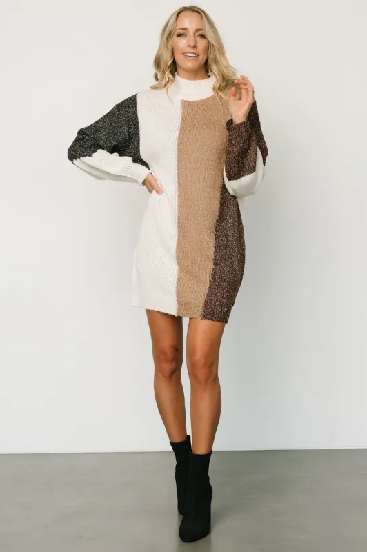 Omaha Sweater Dress | Ivory + Camel sold by Baltic Born