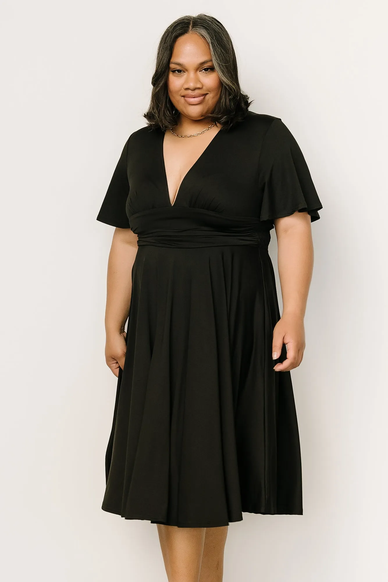 Janette Midi Dress | Black sold by Baltic Born product image thumbnail 2