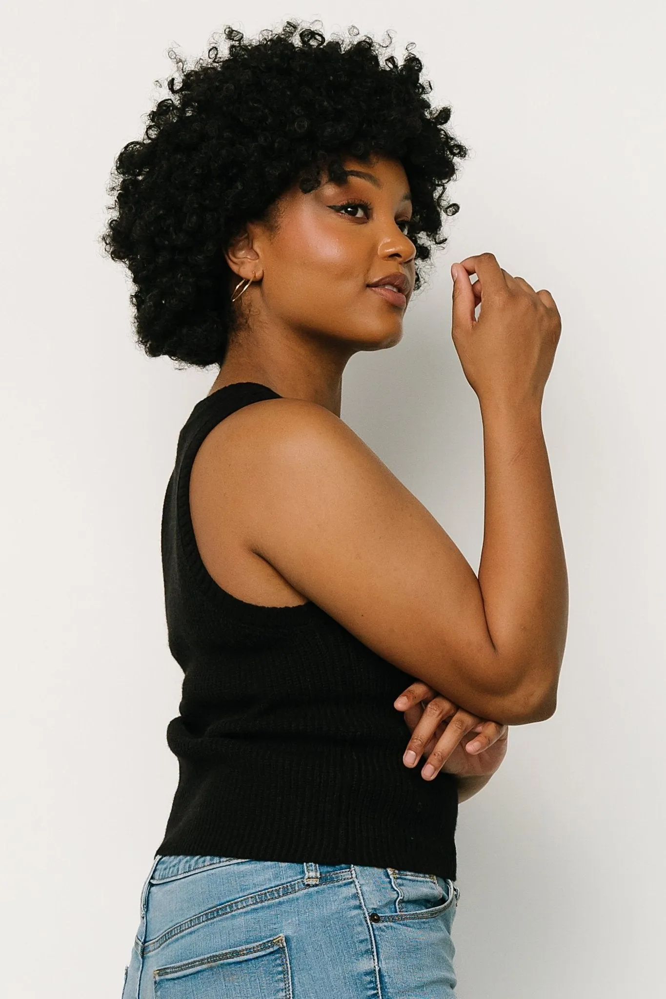 Cruz Knit Tank Top | Black sold by Baltic Born product image thumbnail 2