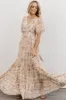 Katherine Maxi Dress | Cream + Rust Floral sold by Baltic Born