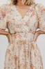 Katherine Maxi Dress | Cream + Rust Floral sold by Baltic Born