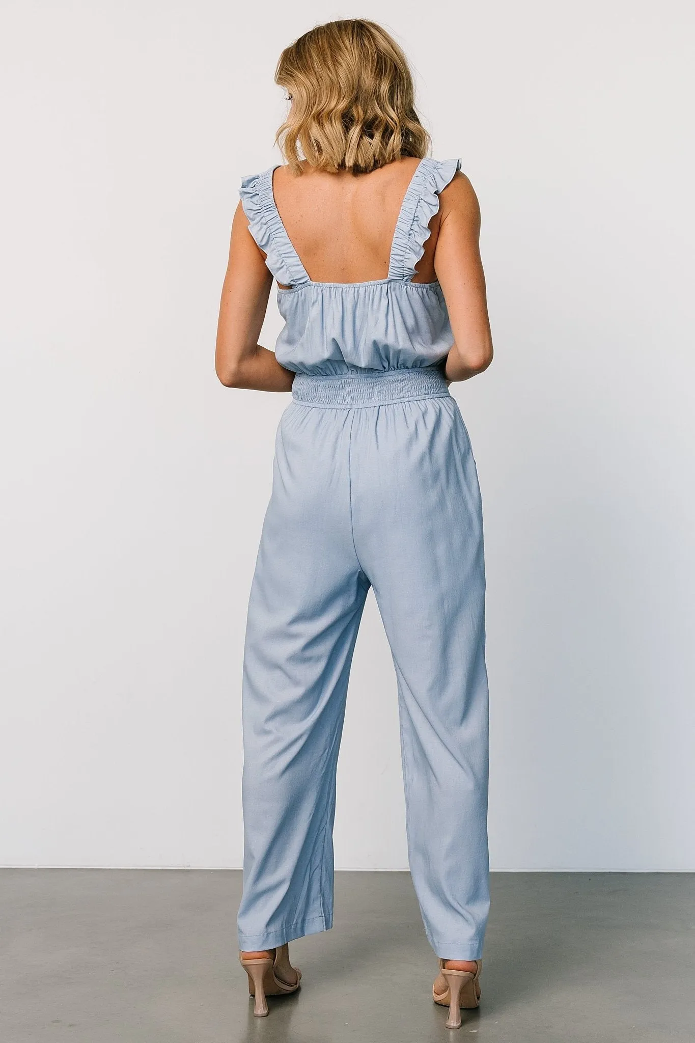 Robyn Jumpsuit | Denim Blue sold by Baltic Born product image thumbnail 4
