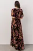 Uma Velvet Maxi Dress | Plum Floral sold by Baltic Born