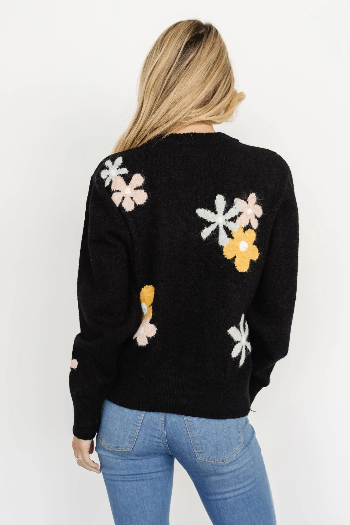 Roxy Sweater | Black Flower sold by Baltic Born product image thumbnail 5