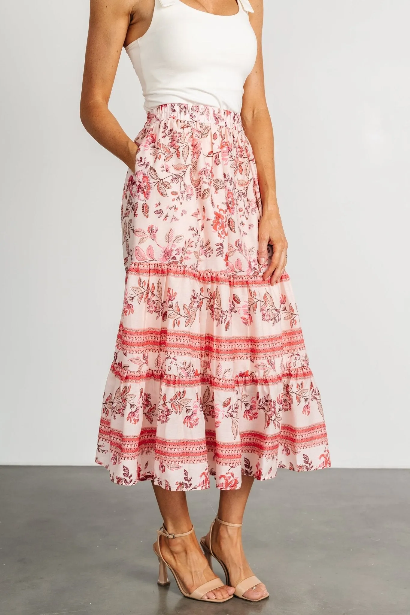 Meg Skirt | Blush Multi sold by Baltic Born product image thumbnail 2