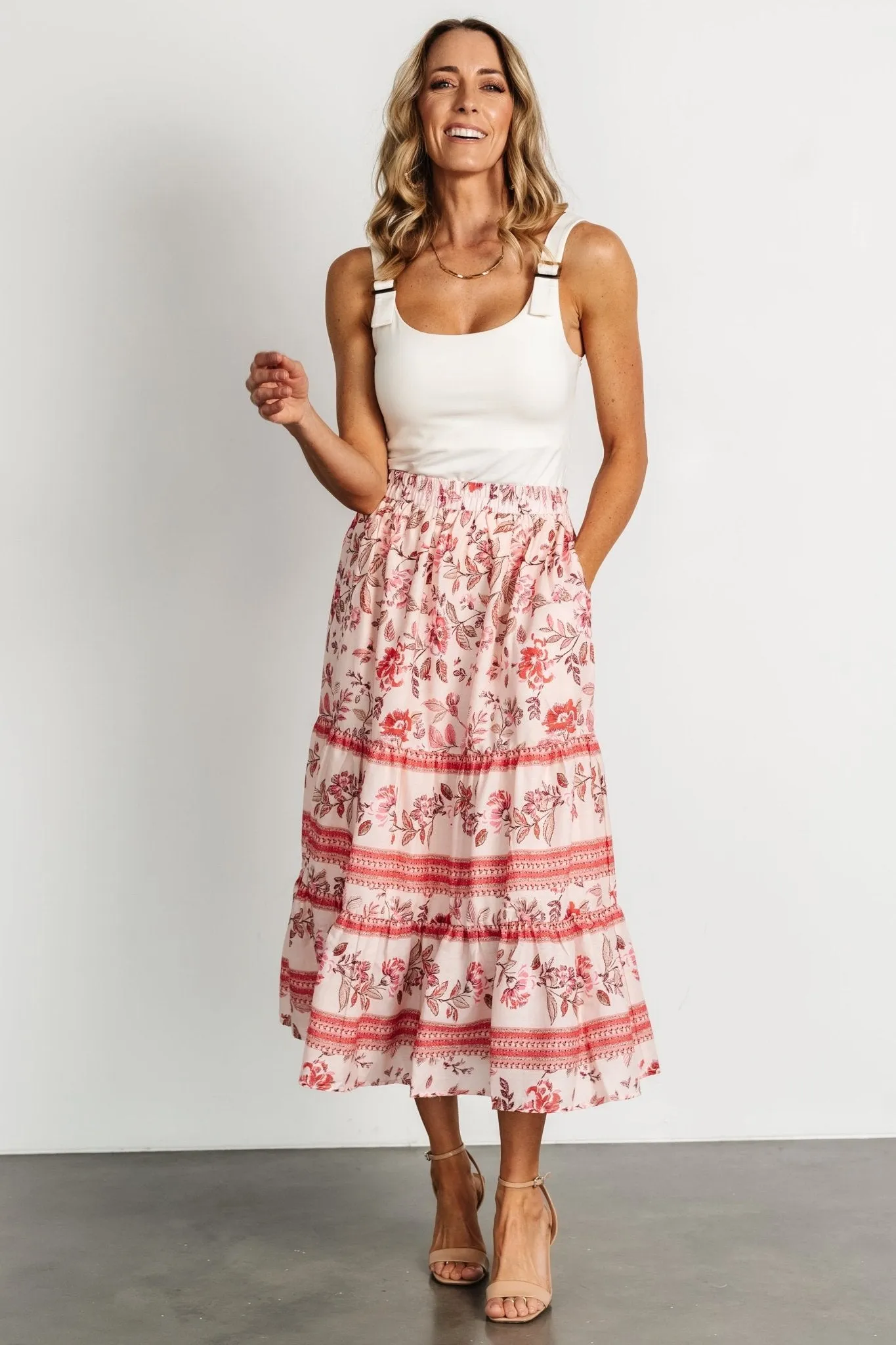 Meg Skirt | Blush Multi sold by Baltic Born product image thumbnail 5