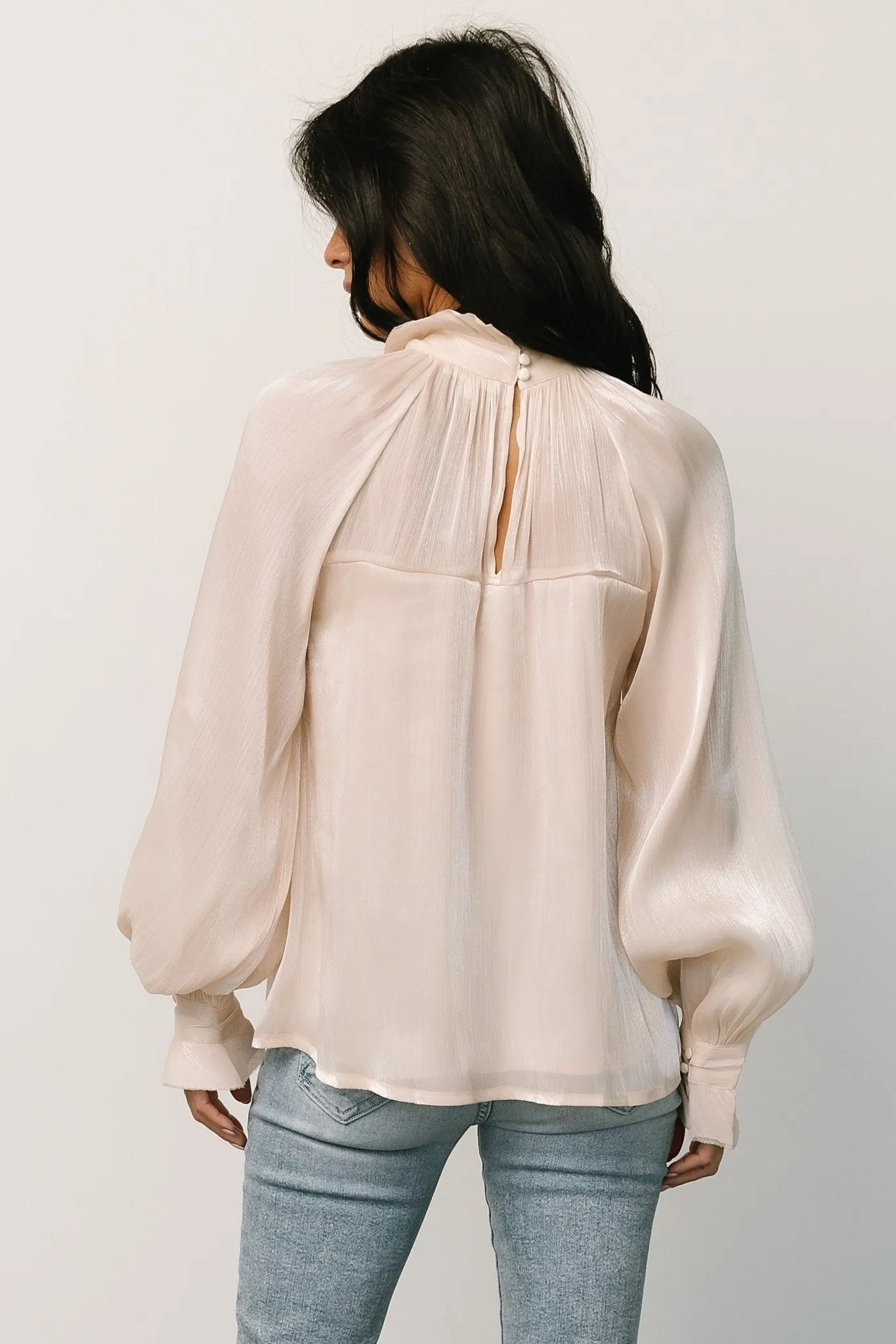 Maeve Shimmer Top | Champagne sold by Baltic Born product image thumbnail 4