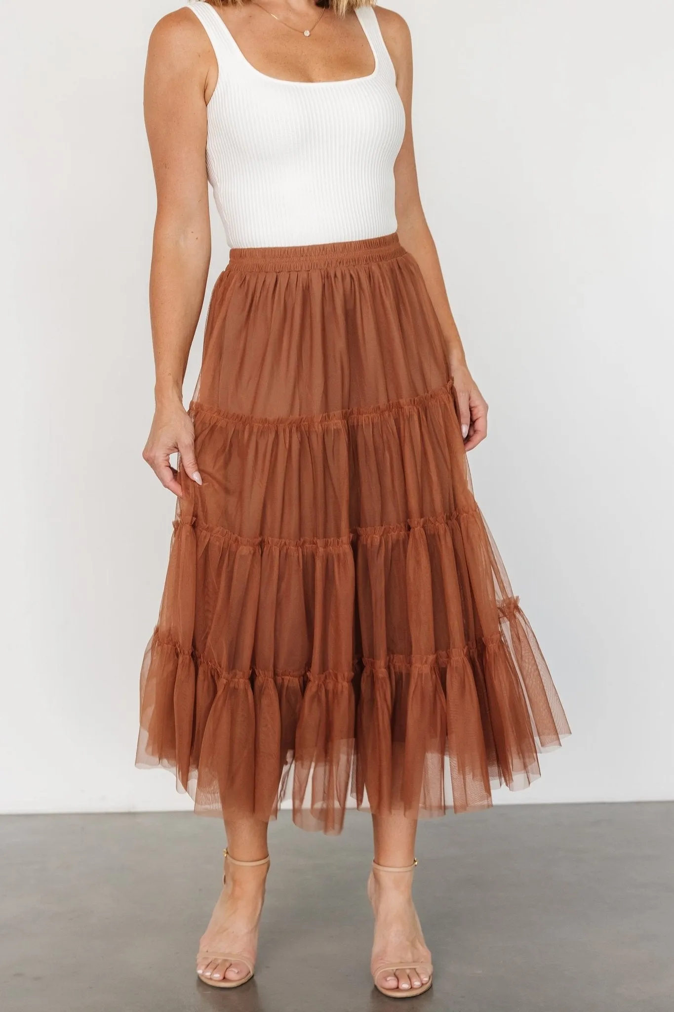 Galena Tulle Skirt | Copper sold by Baltic Born product image thumbnail 4