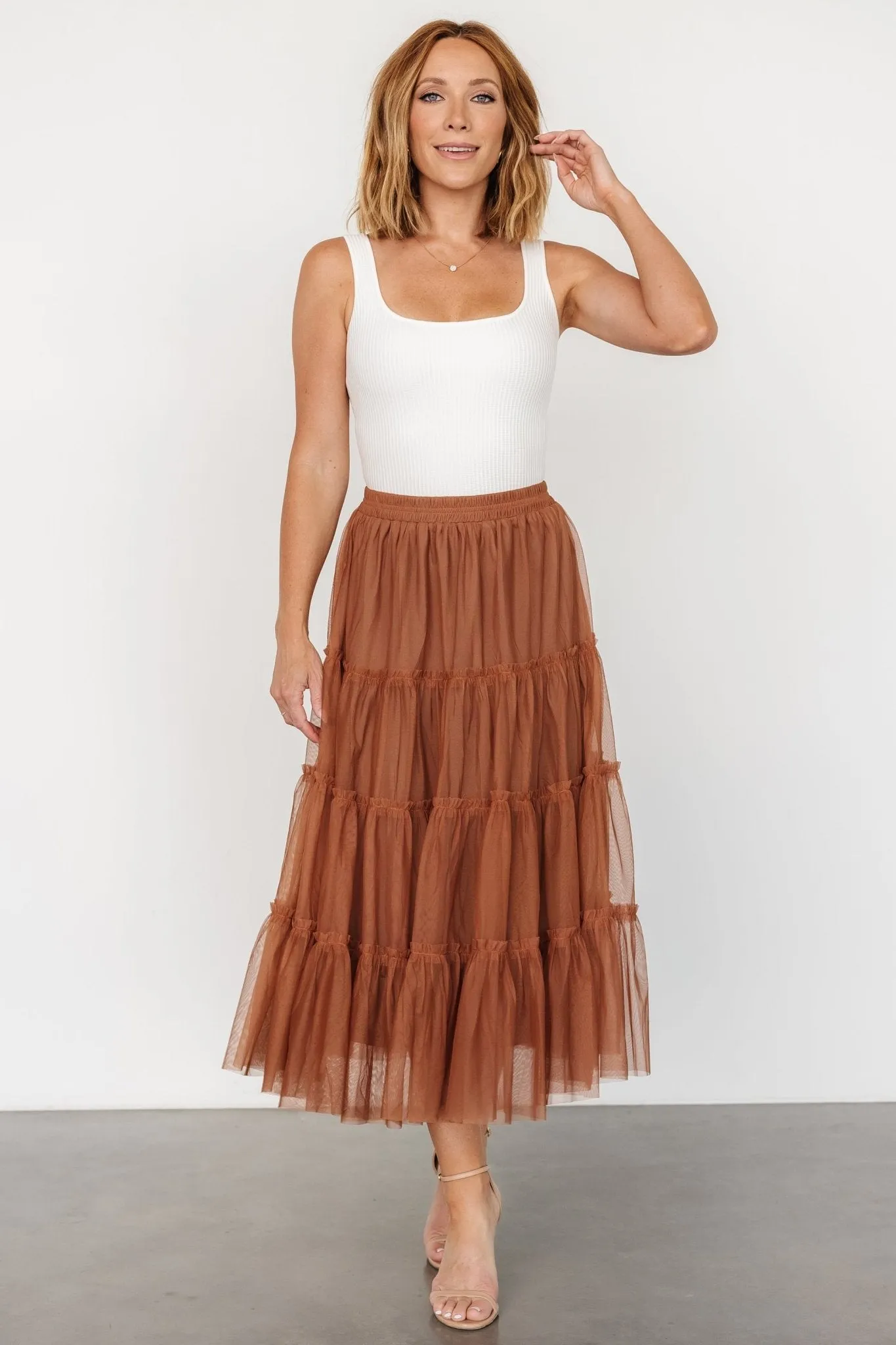 Galena Tulle Skirt | Copper sold by Baltic Born product image thumbnail 5