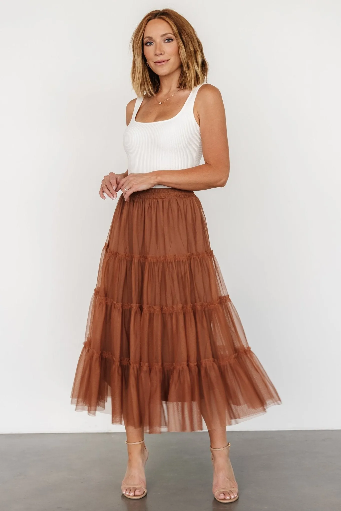 Galena Tulle Skirt | Copper sold by Baltic Born product image thumbnail 3