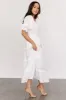 Katie Smocked Midi Dress | Off White sold by Baltic Born