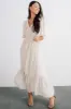 Luz Embroidered Maxi Dress | Natural sold by Baltic Born