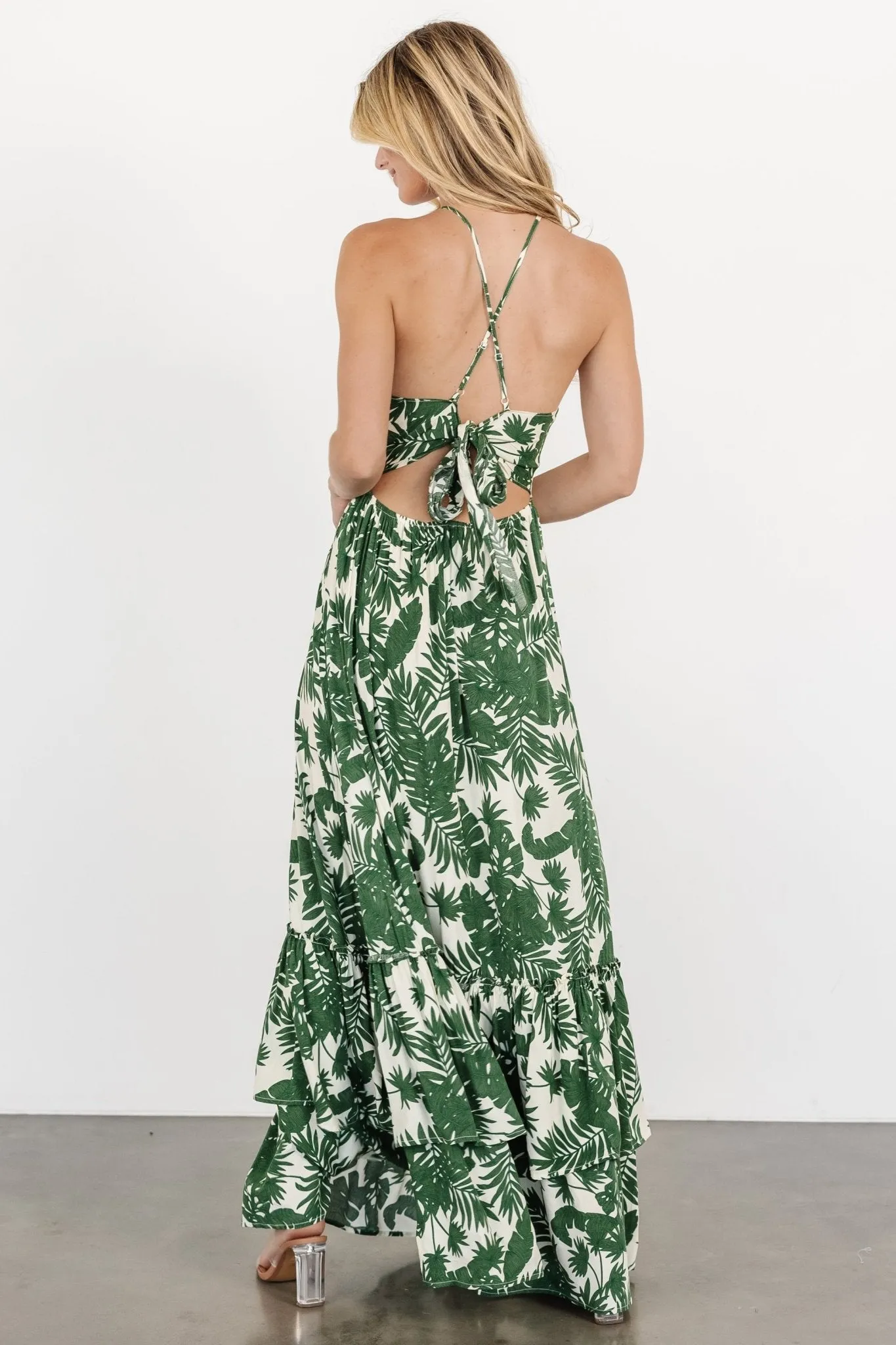 Indio Maxi Dress | Green Print sold by Baltic Born product image thumbnail 5